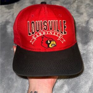Louisville Cardinals Red and Black Cap